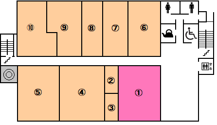 活動センター４階見取り図